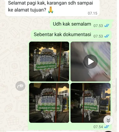 Pengiriman Papan Bunga Selamat Rambutan